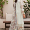 T- 206 RAMSHA EMRIODED CHIFFON 3PCS STICHED SUIT PRE ORDER  PRICE $145 CAD AND $100 USD - Image 2