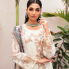 T- 206 RAMSHA EMRIODED CHIFFON 3PCS STICHED SUIT PRE ORDER  PRICE $145 CAD AND $100 USD