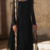 Azure Chiffon 3 pcs  suit Stitched Vibrant Blaze AZU02  $ 160 CAD , $ 110 USD - Image 3