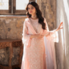 Azure Chiffon 3 pcs  suit Stitched Vibrant Blaze AZU10 $ 160 CAD , $ 110 USD