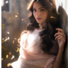 Azure Chiffon 3 pcs  suit Stitched Vibrant Blaze AZU10 $ 160 CAD , $ 110 USD - Image 2