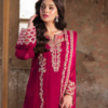 Azure Chiffon 3 pcs  suit Stitched Vibrant Blaze AZU01 $ 160 CAD , $ 110 USD