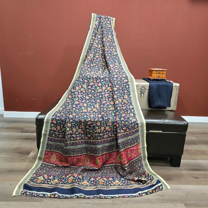 Poshmina printed Saree SKP01